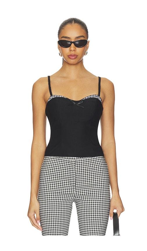 ASTR the Label Amalie Top in Black by ASTR THE LABEL