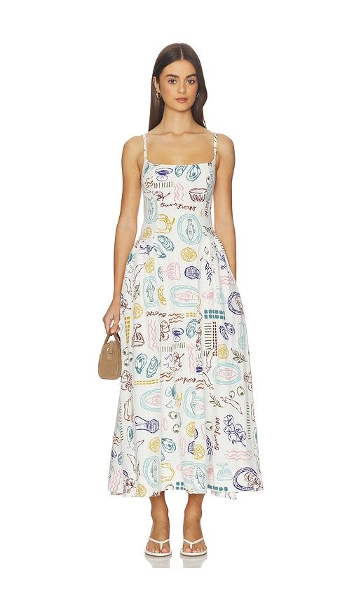 ASTR the Label Ansley Dress in White by ASTR THE LABEL