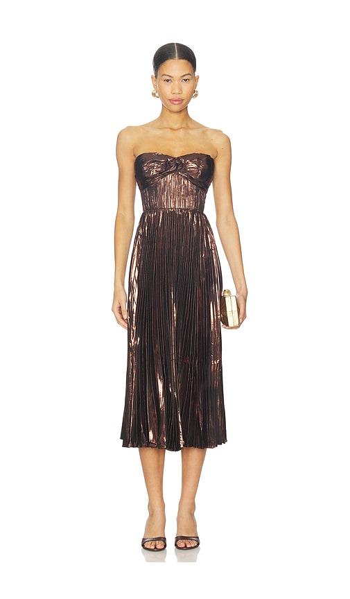 ASTR the Label Ascella Dress in Brown by ASTR THE LABEL