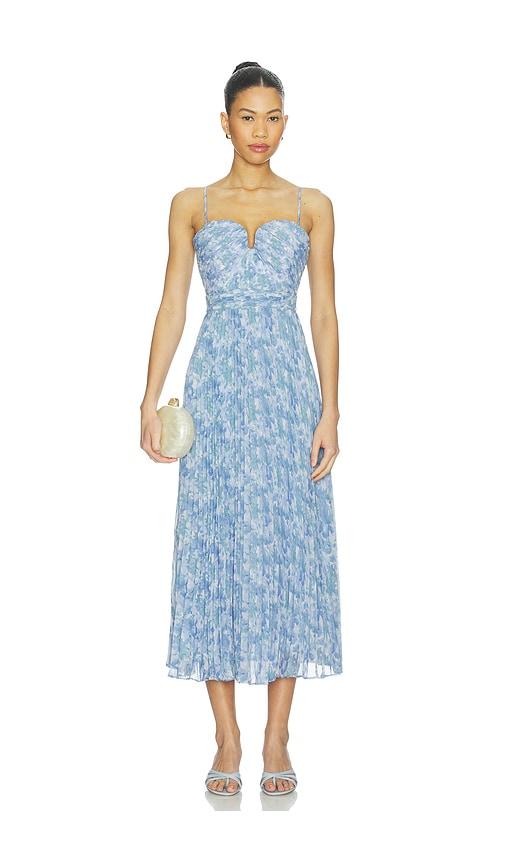 ASTR the Label Bayley Dress in Blue by ASTR THE LABEL