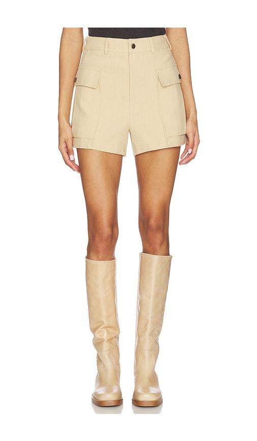 ASTR the Label Beron Shorts in Tan by ASTR THE LABEL
