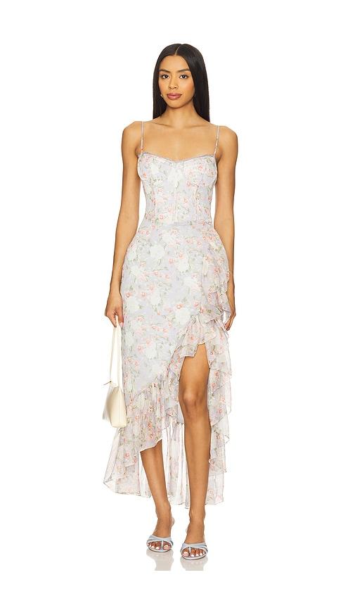 ASTR the Label Brisbane Dress in Blue by ASTR THE LABEL