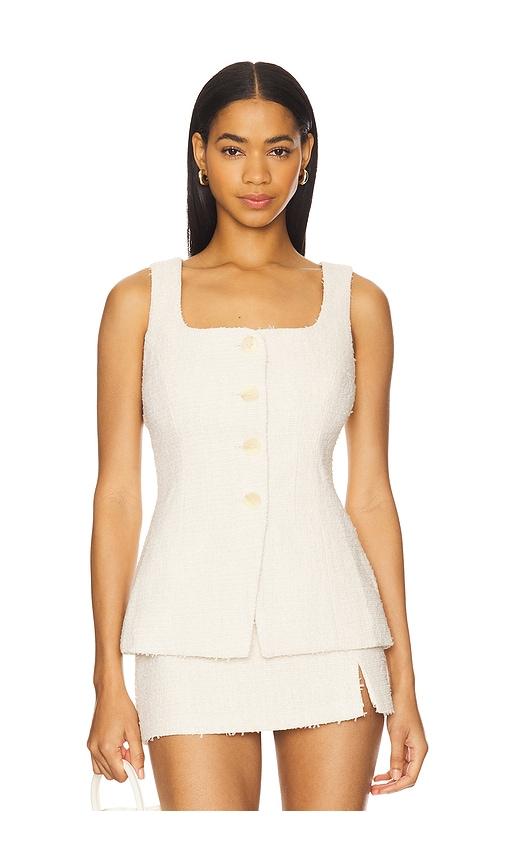 ASTR the Label Brunelle Vest in Neutral by ASTR THE LABEL