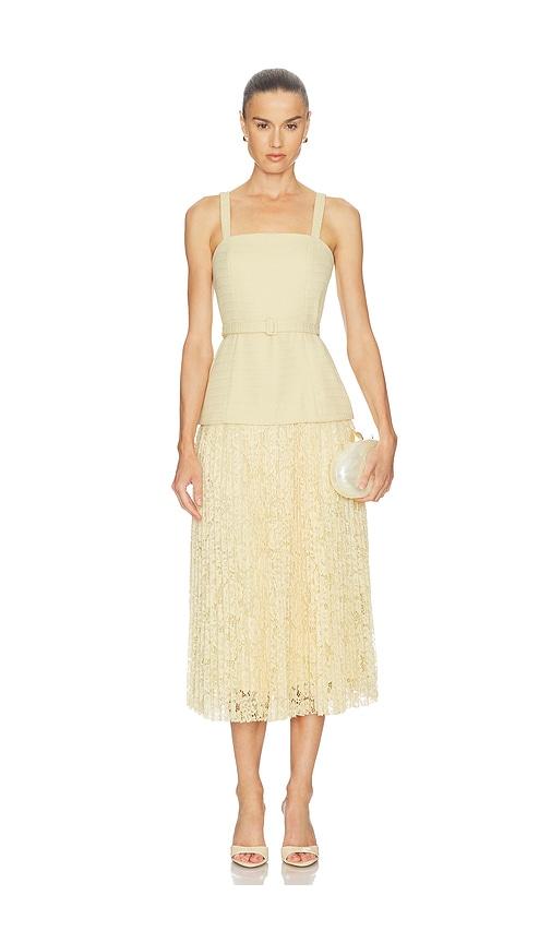 ASTR the Label Caitlin Dress in Lemon by ASTR THE LABEL