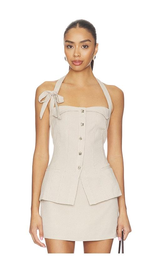 ASTR the Label Cithara Top in Tan by ASTR THE LABEL