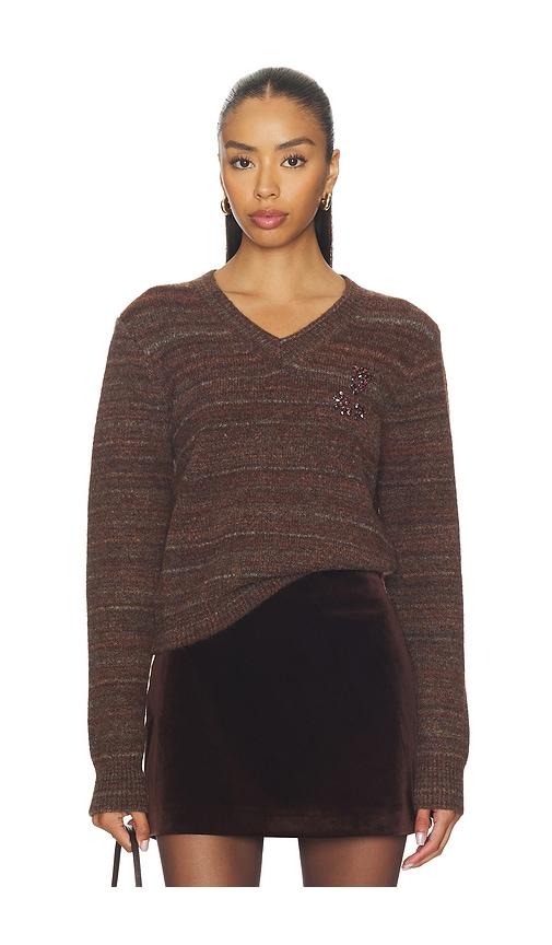 ASTR the Label Dasia Sweater in Brown by ASTR THE LABEL