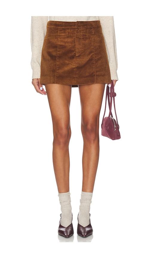 ASTR the Label Doria Skirt in Brown by ASTR THE LABEL