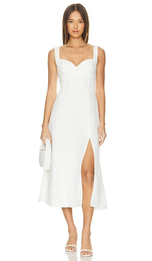 ASTR the Label Estella Dress in White by ASTR THE LABEL
