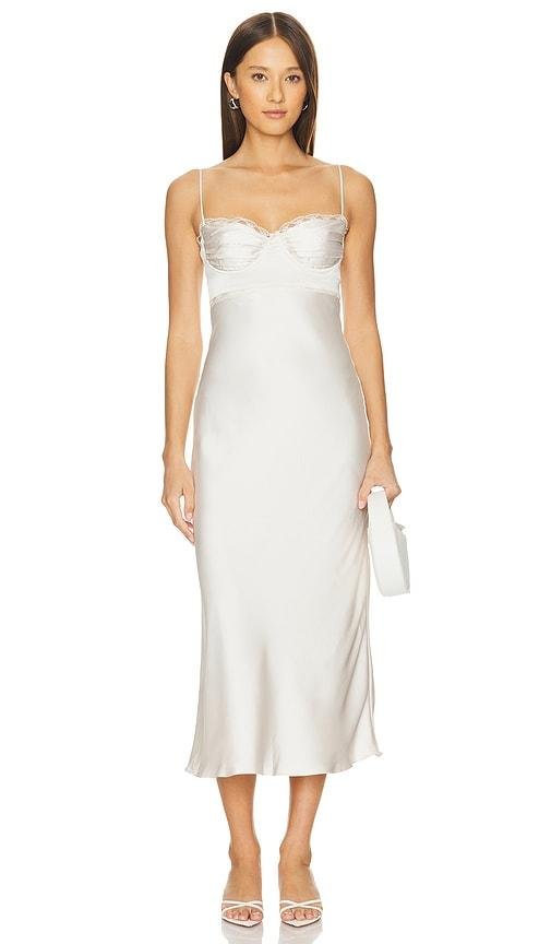 ASTR the Label Florianne Dress in Ivory by ASTR THE LABEL