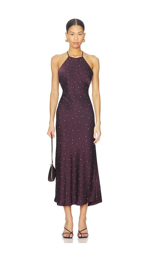 ASTR the Label Halley Dress in Purple by ASTR THE LABEL