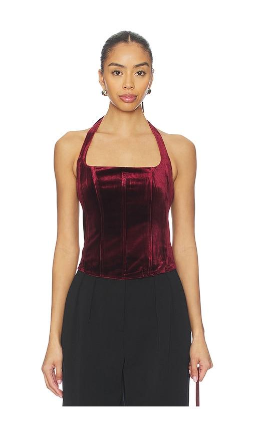 ASTR the Label Jacy Top in Wine by ASTR THE LABEL