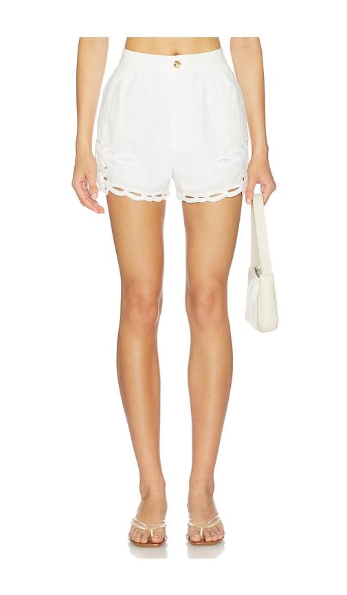 ASTR the Label Joellyn Shorts in White by ASTR THE LABEL