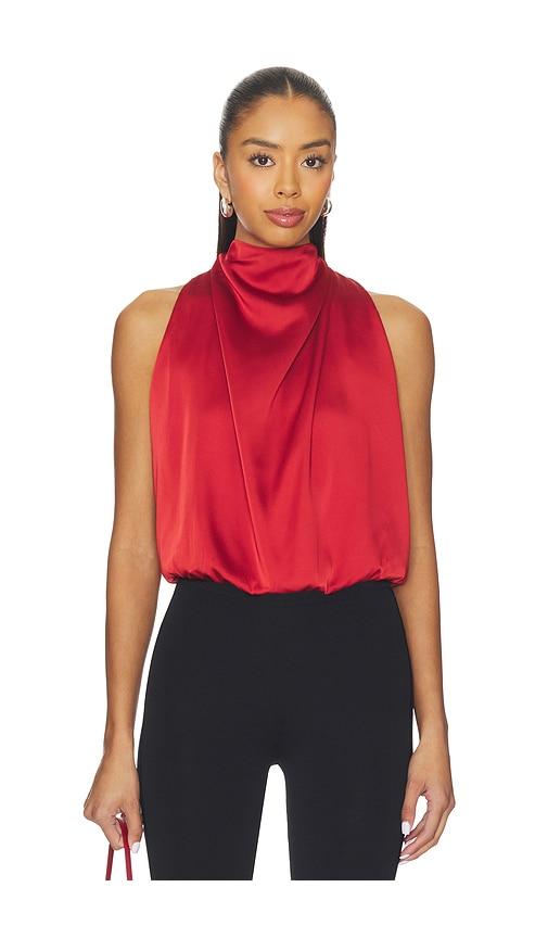 ASTR the Label Joleisa Top in Brick by ASTR THE LABEL