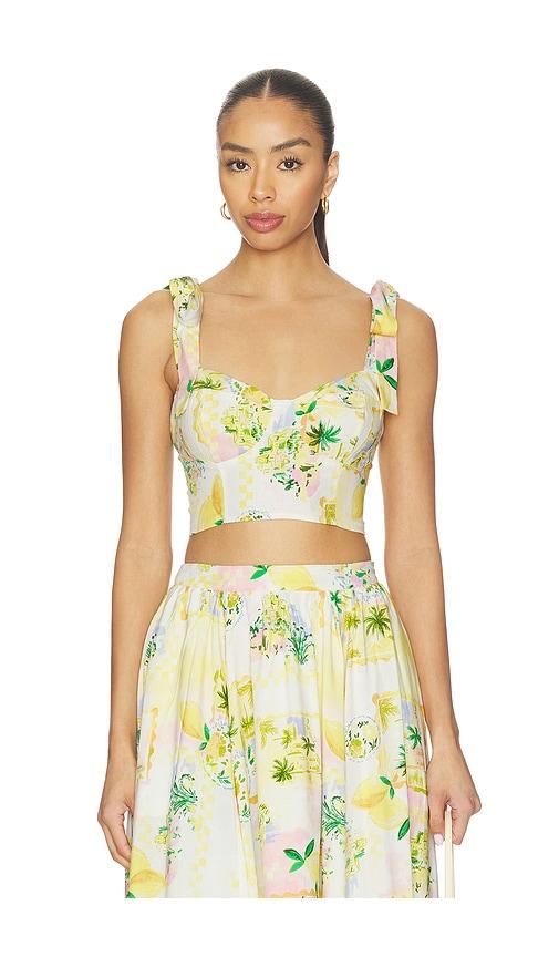 ASTR the Label Kaleigh Top in Lemon by ASTR THE LABEL
