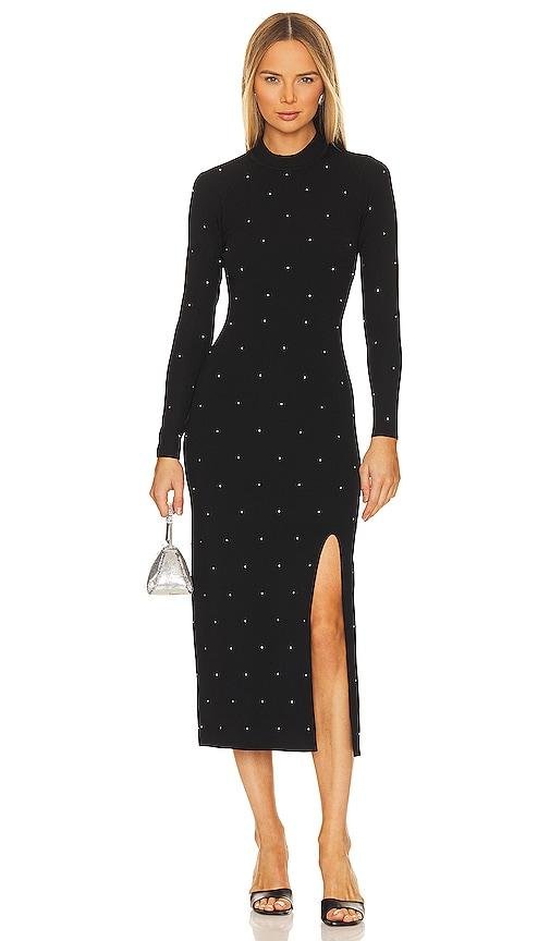 ASTR the Label Kariana Sweater Dress in Black by ASTR THE LABEL