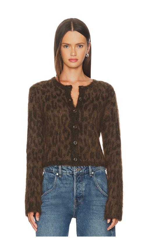 ASTR the Label Katria Cardigan in Brown by ASTR THE LABEL