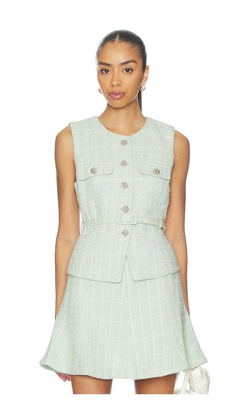 ASTR the Label Kelson Vest in Mint by ASTR THE LABEL