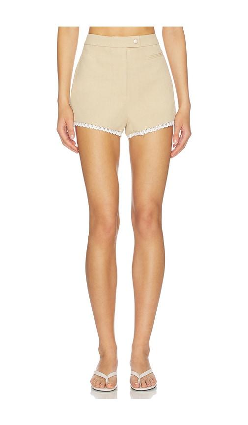 ASTR the Label Kya Shorts in Tan by ASTR THE LABEL
