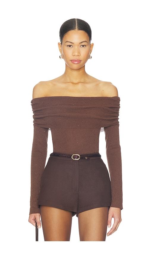 ASTR the Label Kylin Sweater in Brown by ASTR THE LABEL