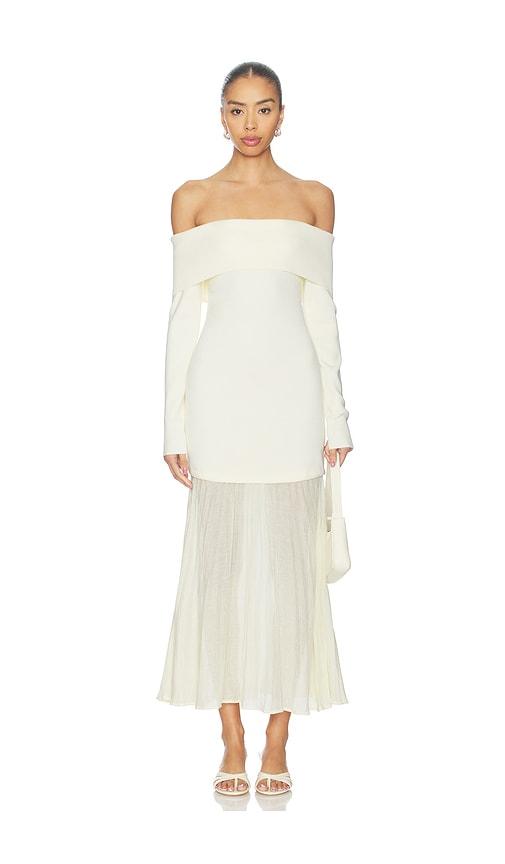 ASTR the Label Lidia Dress in Cream by ASTR THE LABEL