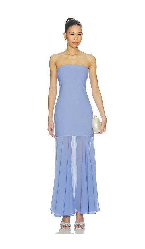 ASTR the Label Lizet Dress in Blue by ASTR THE LABEL