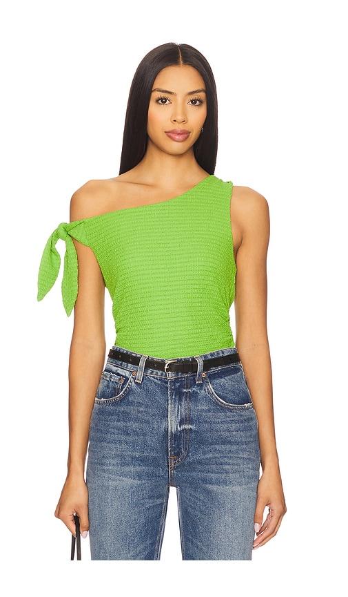 ASTR the Label Lora Top in Green by ASTR THE LABEL
