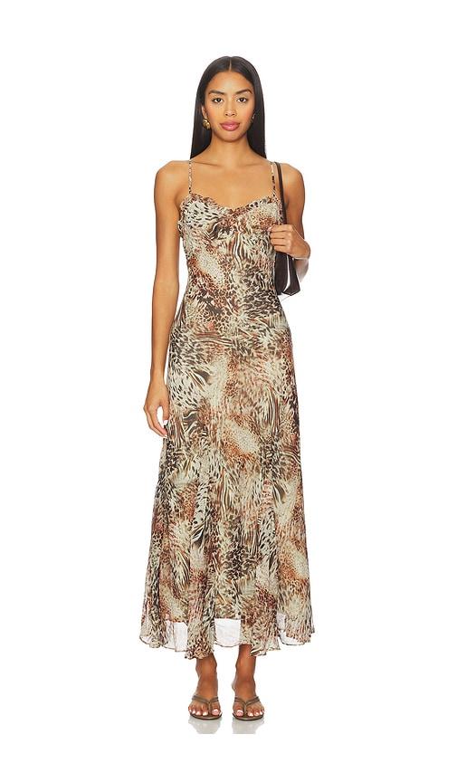 ASTR the Label Maeryn Dress in Taupe by ASTR THE LABEL