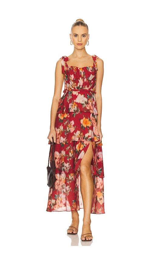 ASTR the Label Mellorie Dress in Red by ASTR THE LABEL