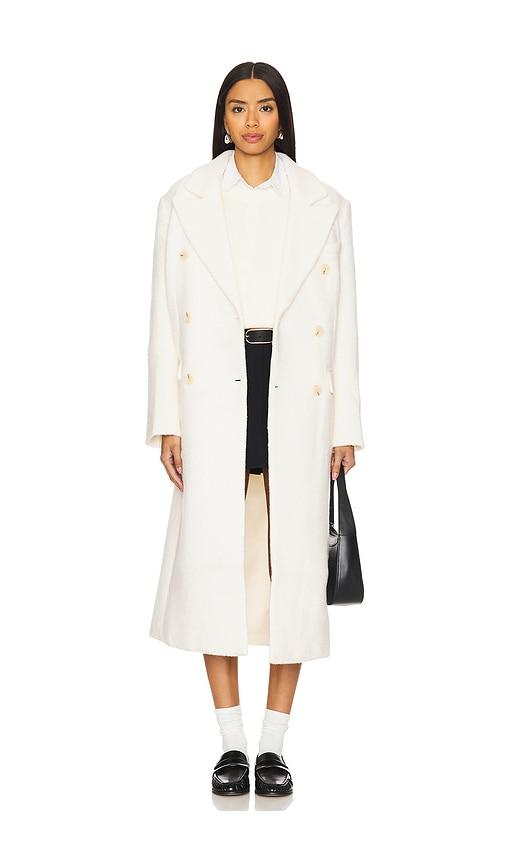 ASTR the Label Morana Coat in White by ASTR THE LABEL
