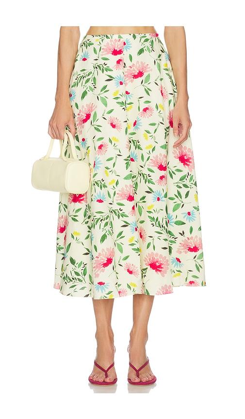 ASTR the Label Myria Skirt in Lemon by ASTR THE LABEL