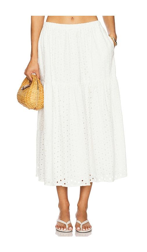 ASTR the Label Nalley Skirt in White by ASTR THE LABEL
