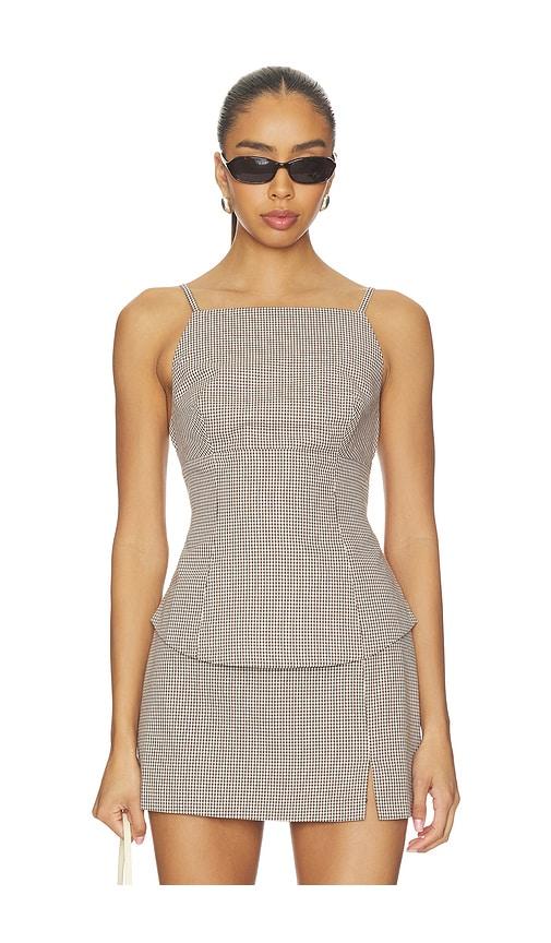 ASTR the Label Nora Top in Brown by ASTR THE LABEL