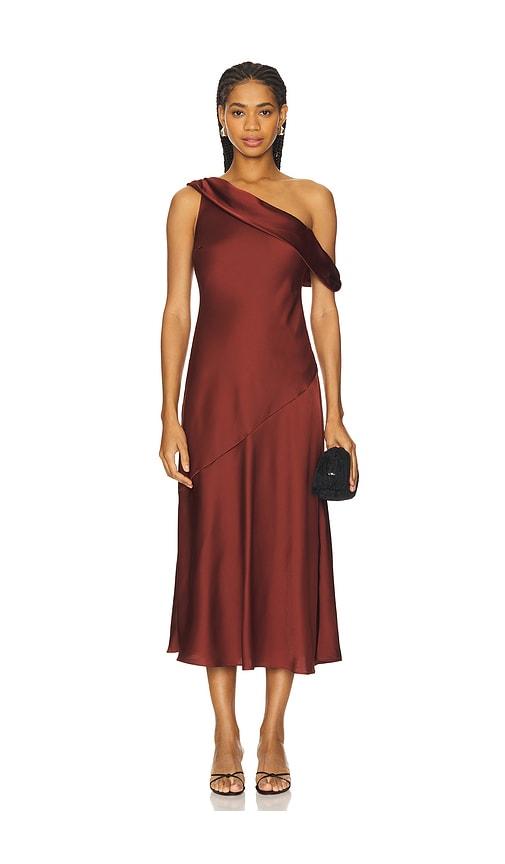 ASTR the Label Orissa Dress in Brick by ASTR THE LABEL