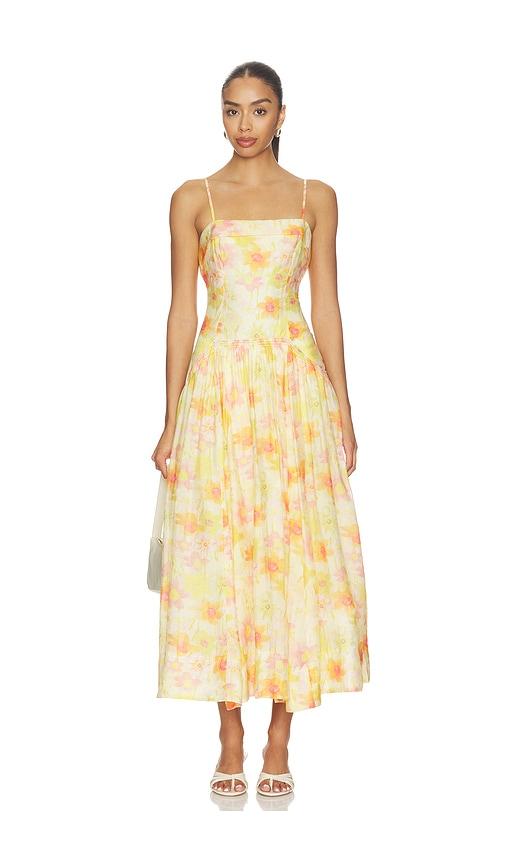 ASTR the Label Ovina Dress in Yellow by ASTR THE LABEL