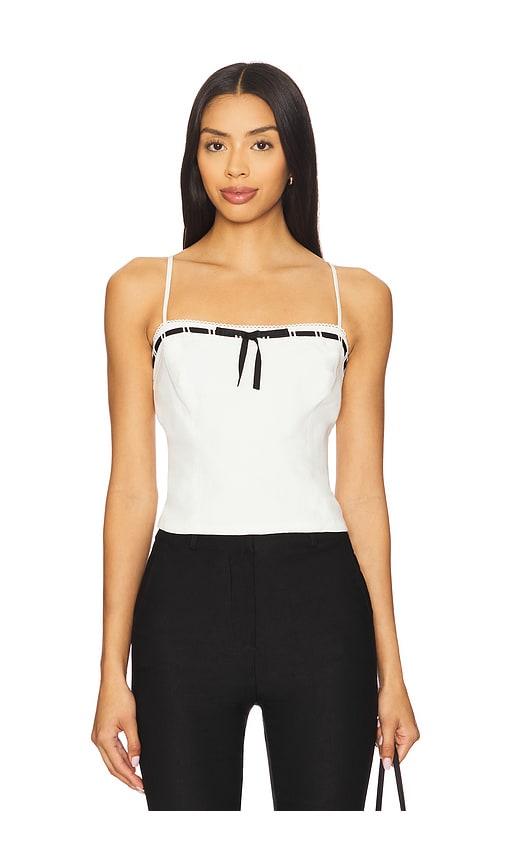 ASTR the Label Paiton Top in White by ASTR THE LABEL