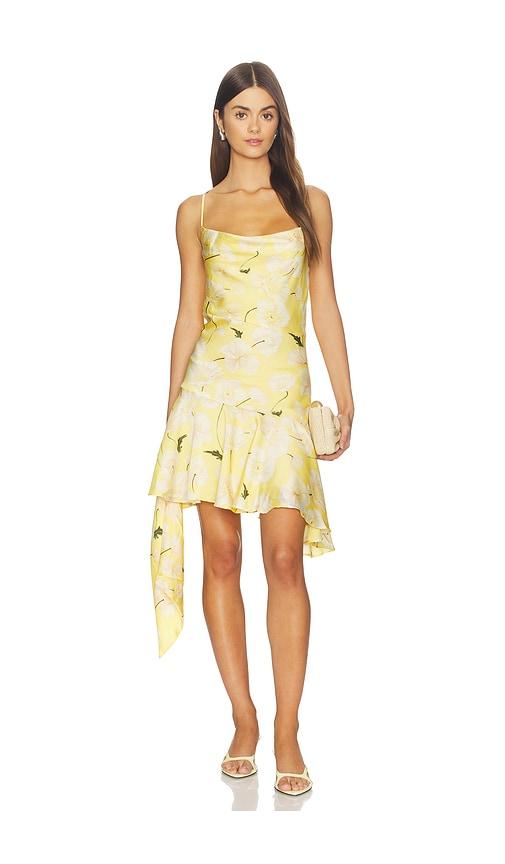 ASTR the Label Paloma Dress in Lemon by ASTR THE LABEL