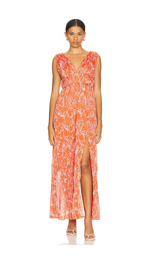 ASTR the Label Pescadero Dress in Burnt Orange by ASTR THE LABEL