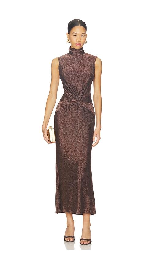 ASTR the Label Riana Dress in Brown by ASTR THE LABEL