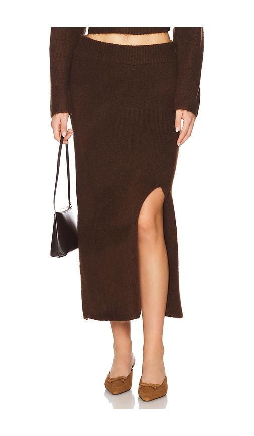 ASTR the Label Sinsa Skirt in Brown by ASTR THE LABEL