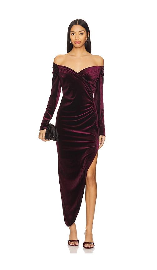 ASTR the Label Sirca Dress in Wine by ASTR THE LABEL