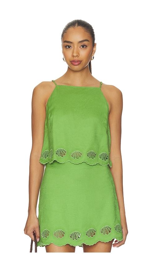 ASTR the Label Taniya Top in Green by ASTR THE LABEL