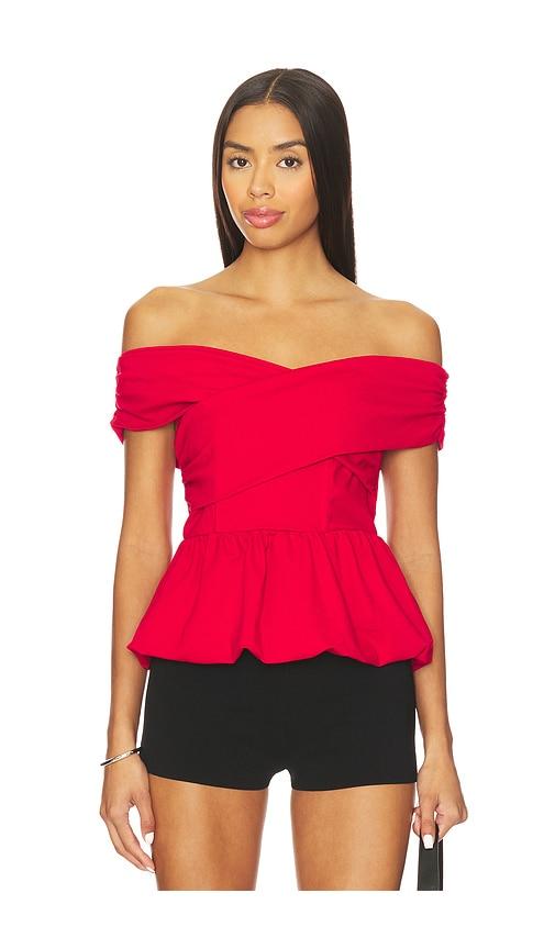 ASTR the Label Tennille Top in Red by ASTR THE LABEL