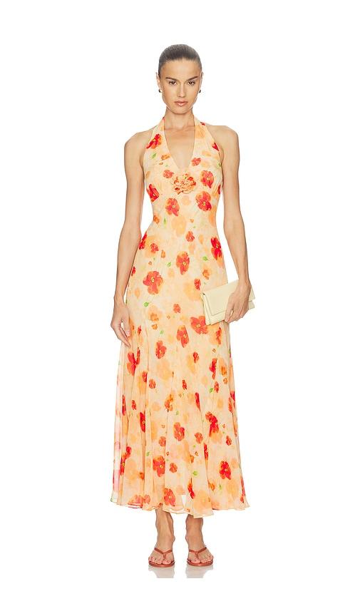 ASTR the Label Yasmeen Dress in Orange by ASTR THE LABEL