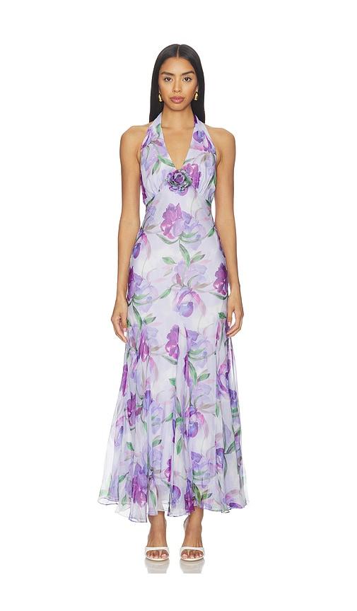 ASTR the Label Yasmeen Dress in Purple by ASTR THE LABEL