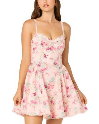 Birdie Floral Mini Dress by ASTR THE LABEL