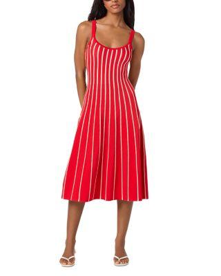 Sleeveless Ribbed Knit Midi Dress by ASTR THE LABEL