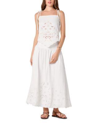 Stevie Embroidered Eyelet Top & Maxi Skirt by ASTR THE LABEL