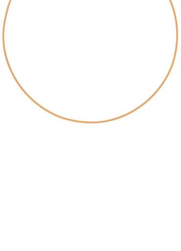 Curb chain 18k gold-plated necklace by ASTRID&MIYU