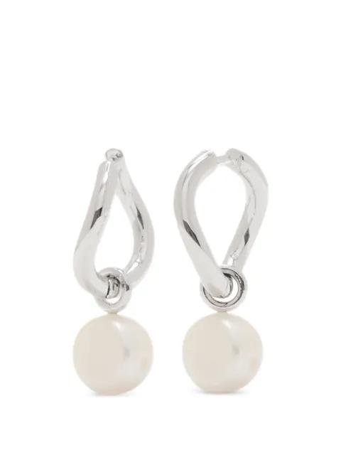 Serenity pearl-charm earrings by ASTRID&MIYU