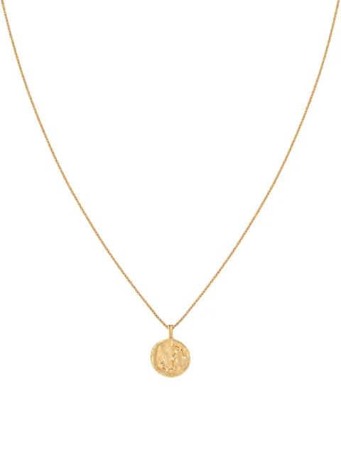 constellation coin-shape necklace by ASTRID&MIYU